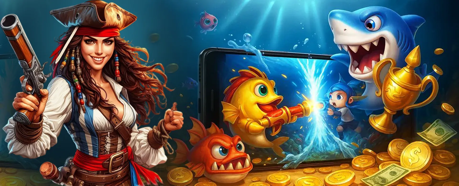 ll777 Online Poker Table with Winning Cards